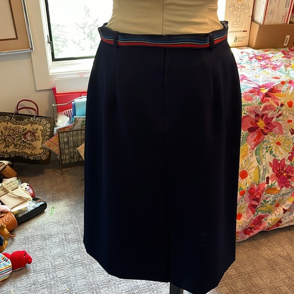 Vintage 70’s/80’s Pant-her polyester midi skirt - Picture 2 of 4
